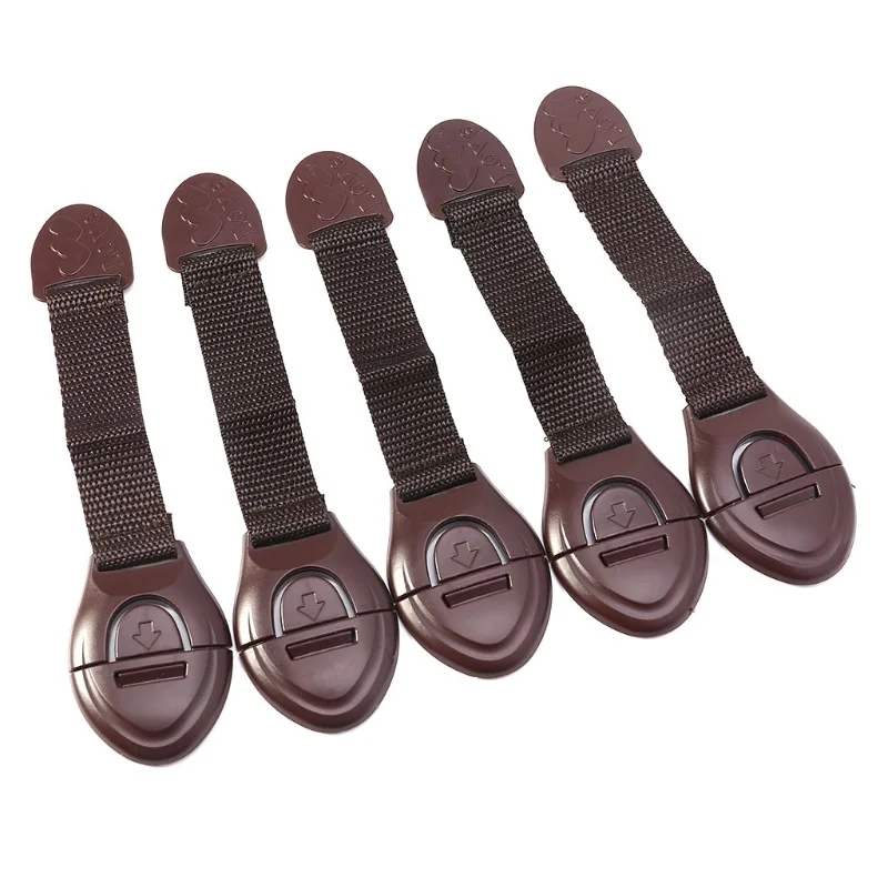 Furniture Hardware Manufacturer - 5 stks/partij Bruin Kast Veiligheidsslot voor