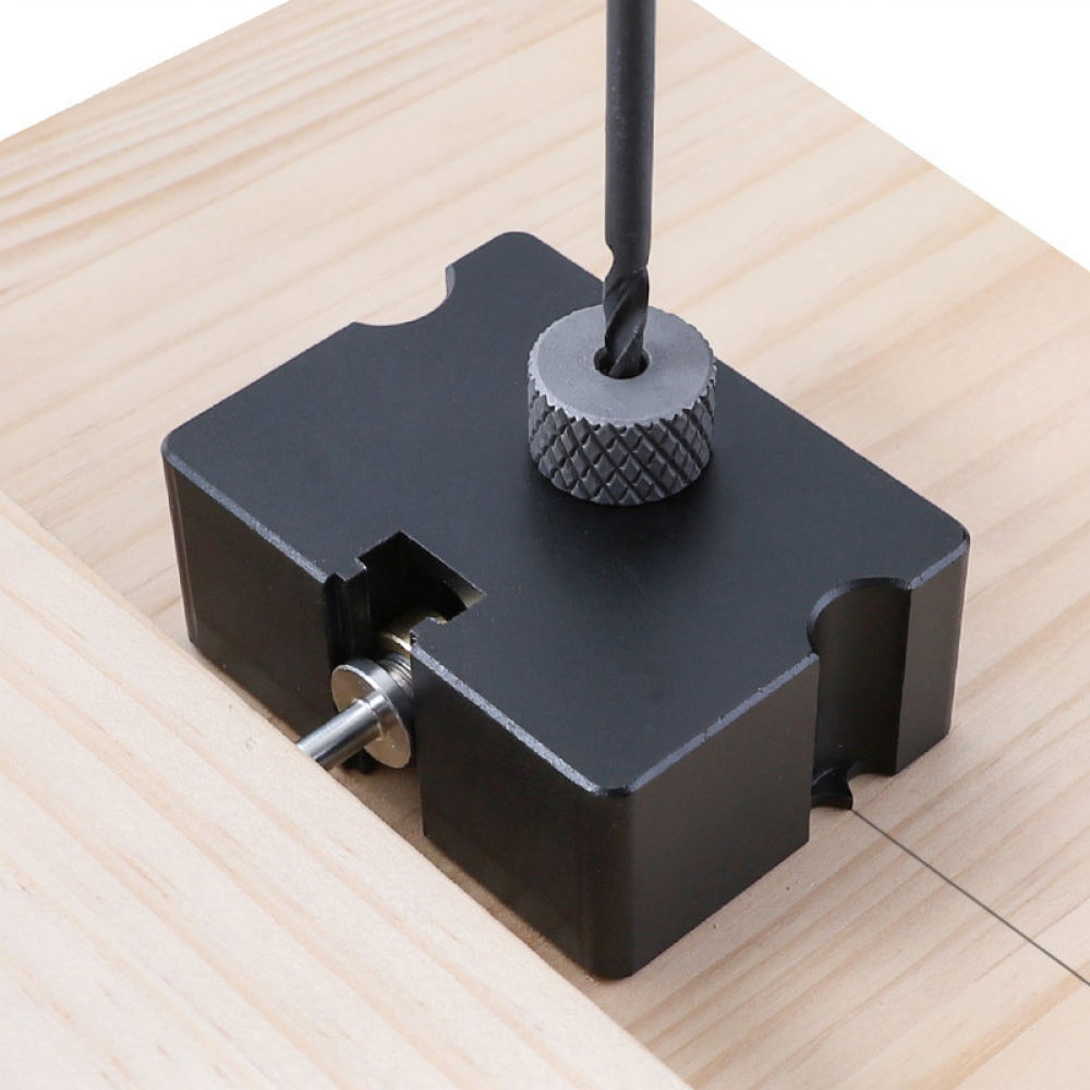 Furniture Hardware Jig - Aluminiumlegering onzichtbare connectorlocator voor RUITOOL houtbewerkingsboorgereedschap,