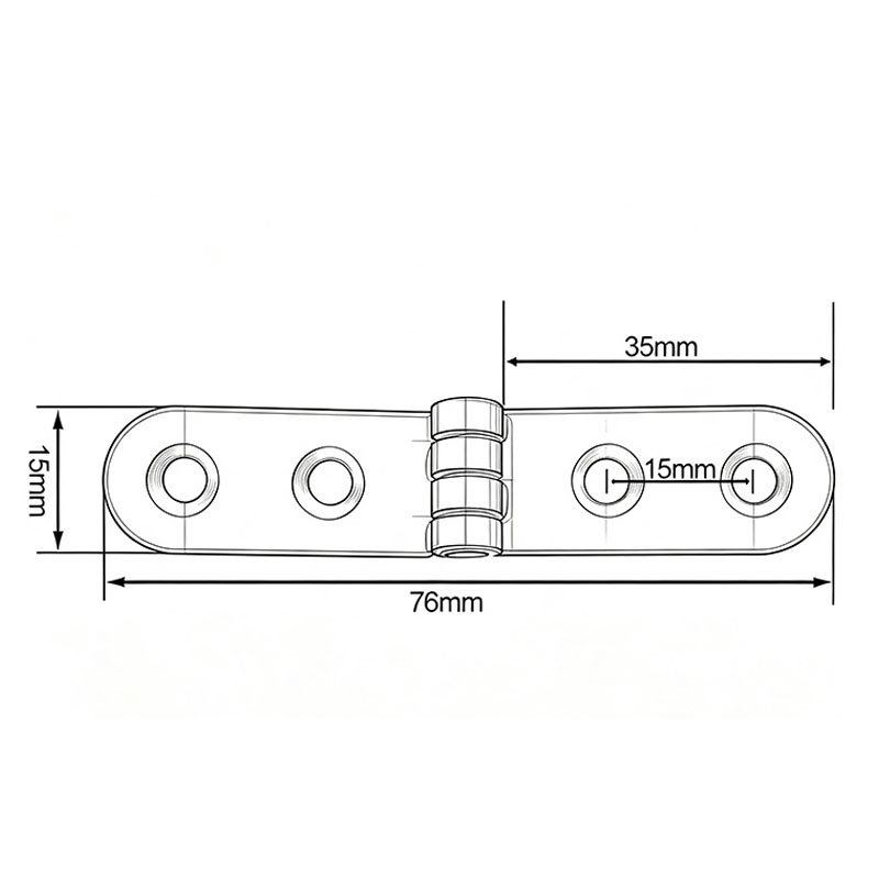 180 graden 2 stuks opklapbare  - Cabinet Hinge Overlay recensie en prijs